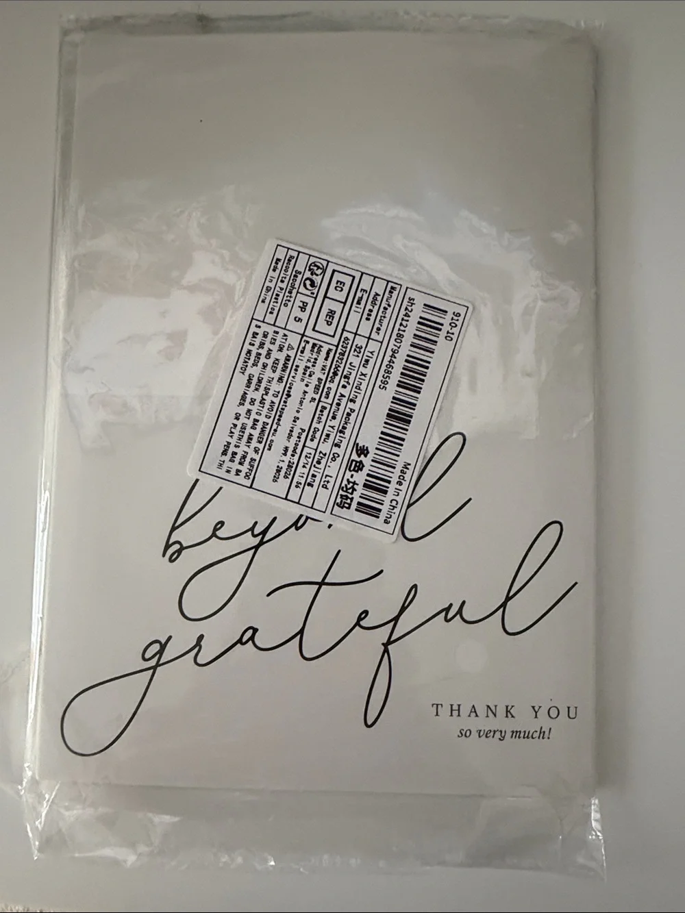 Thank you cards